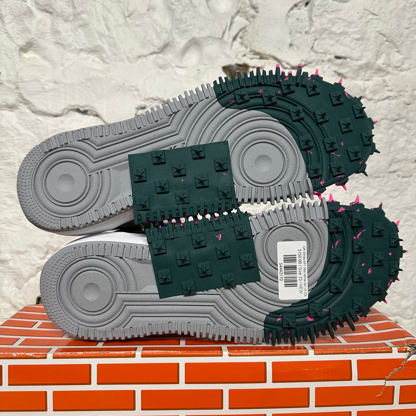 Nike Air Force 1 Mid Off-White White Sz 13 DS