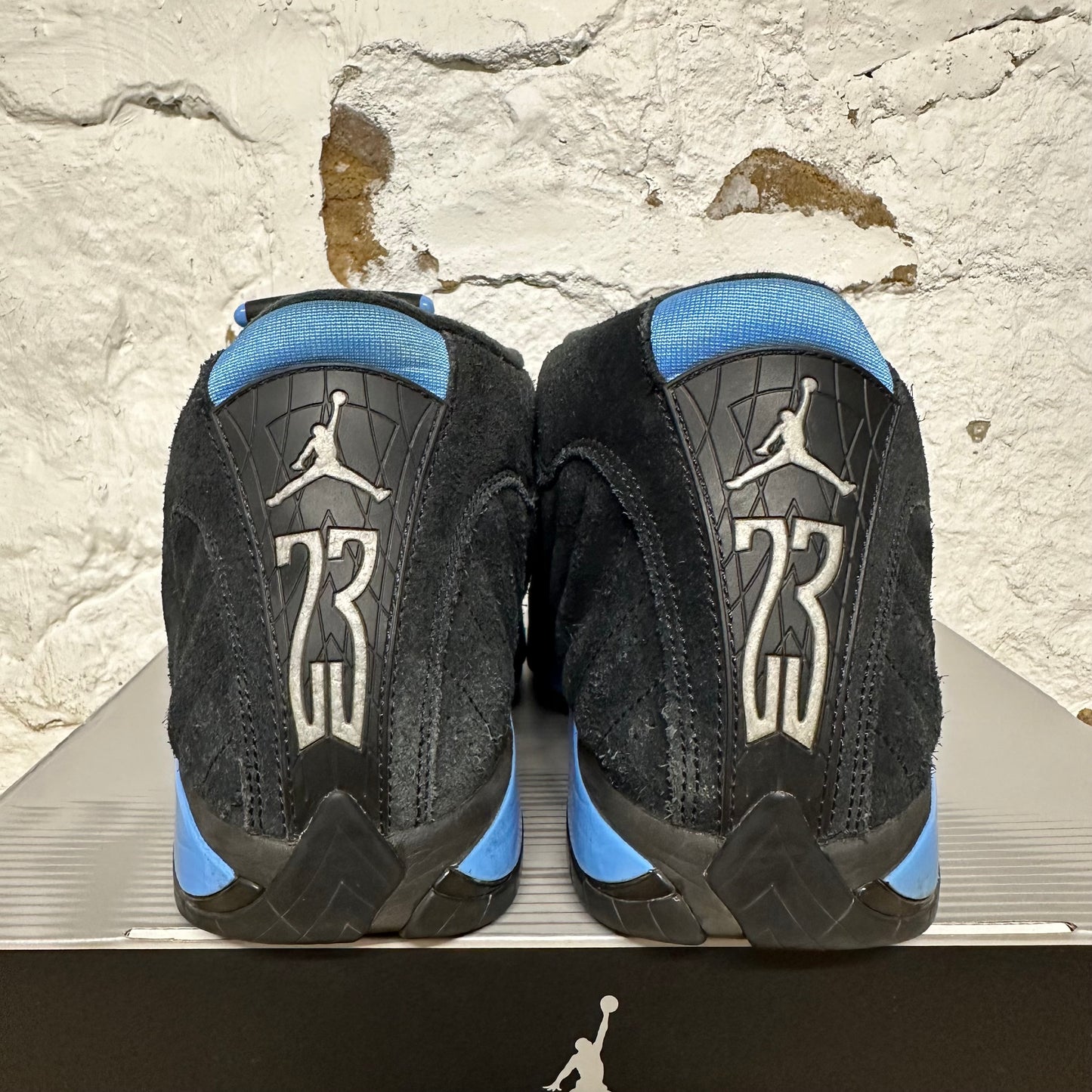 Air Jordam 14 Black University Blue Sz 11