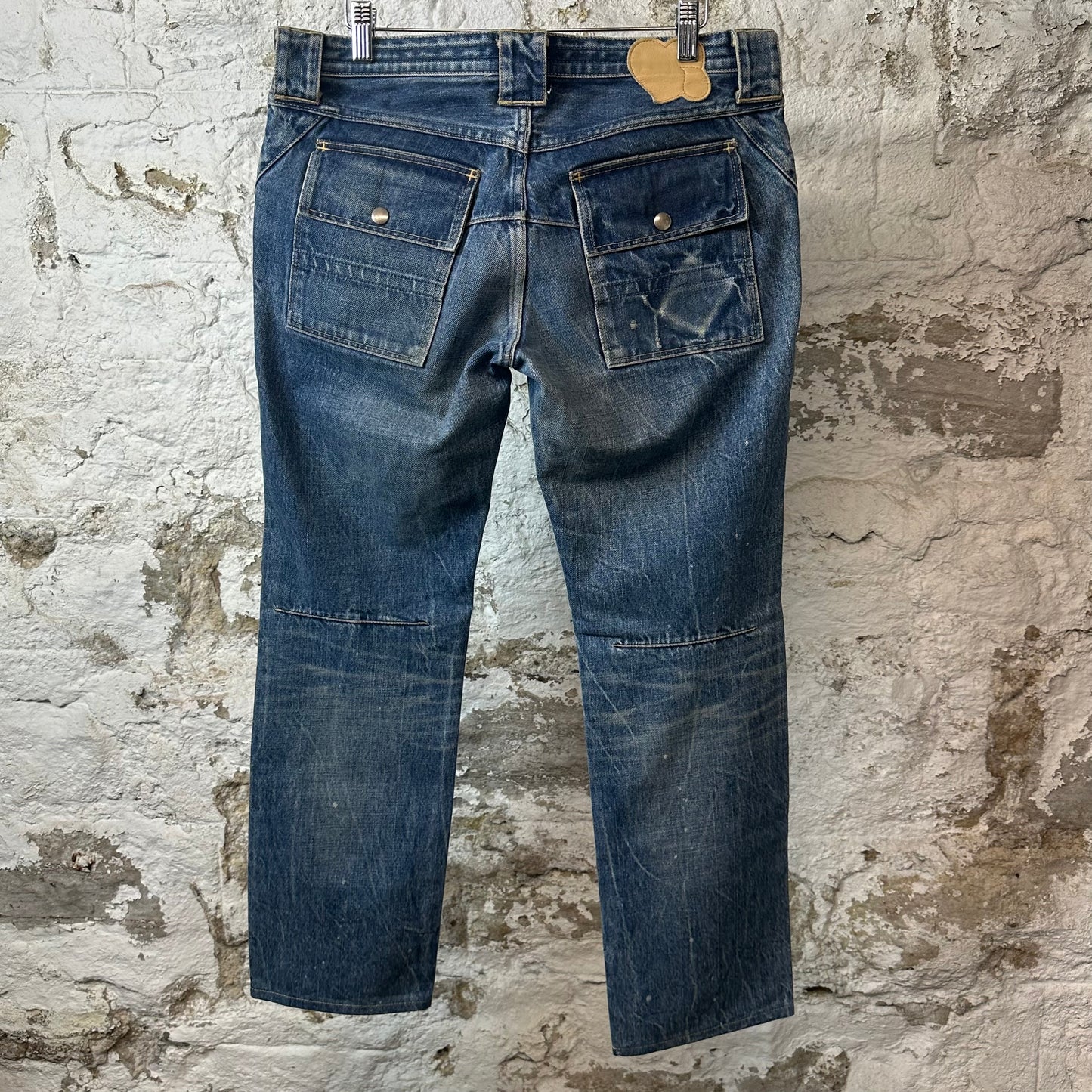 Number Nine Pocket Blue Jeans Sz 4 (33W)