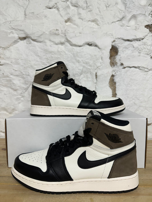 Air Jordan 1 High Dark Mocha Sz 7Y