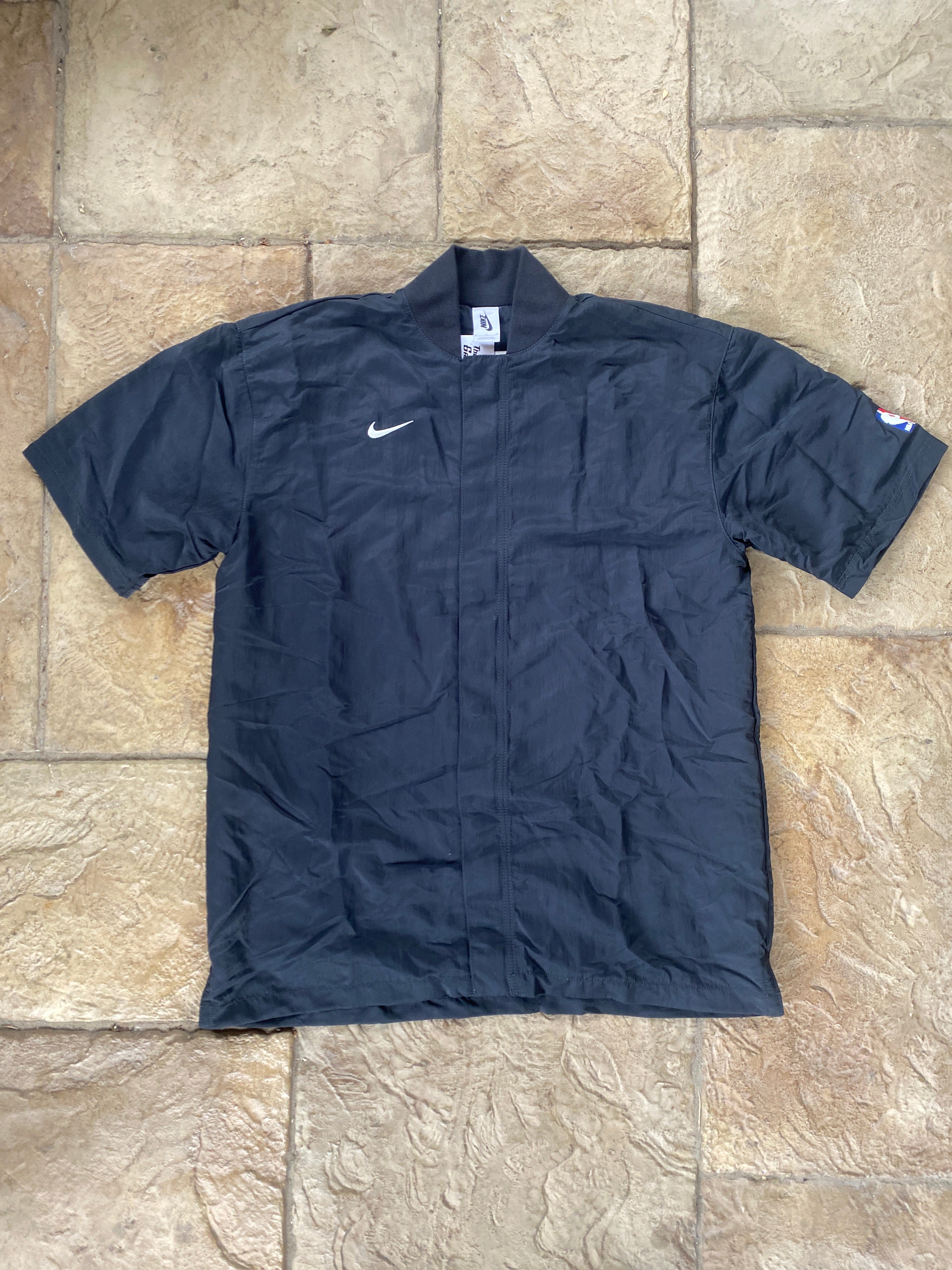 Nike Fear of God Button Up Short Jacket Black Sz M