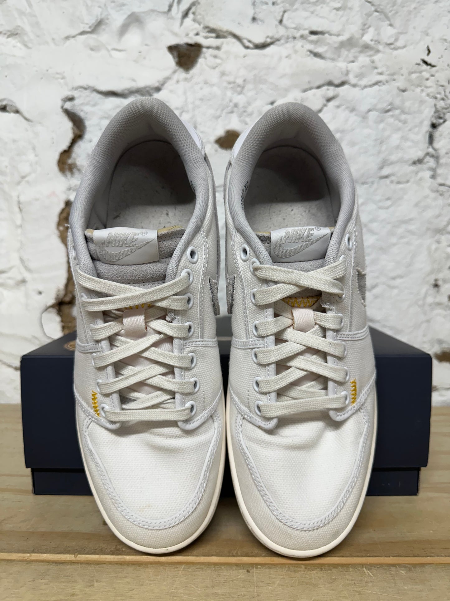 Air Jordan 1 Low AJKO Union White Canvas Sz 9.5