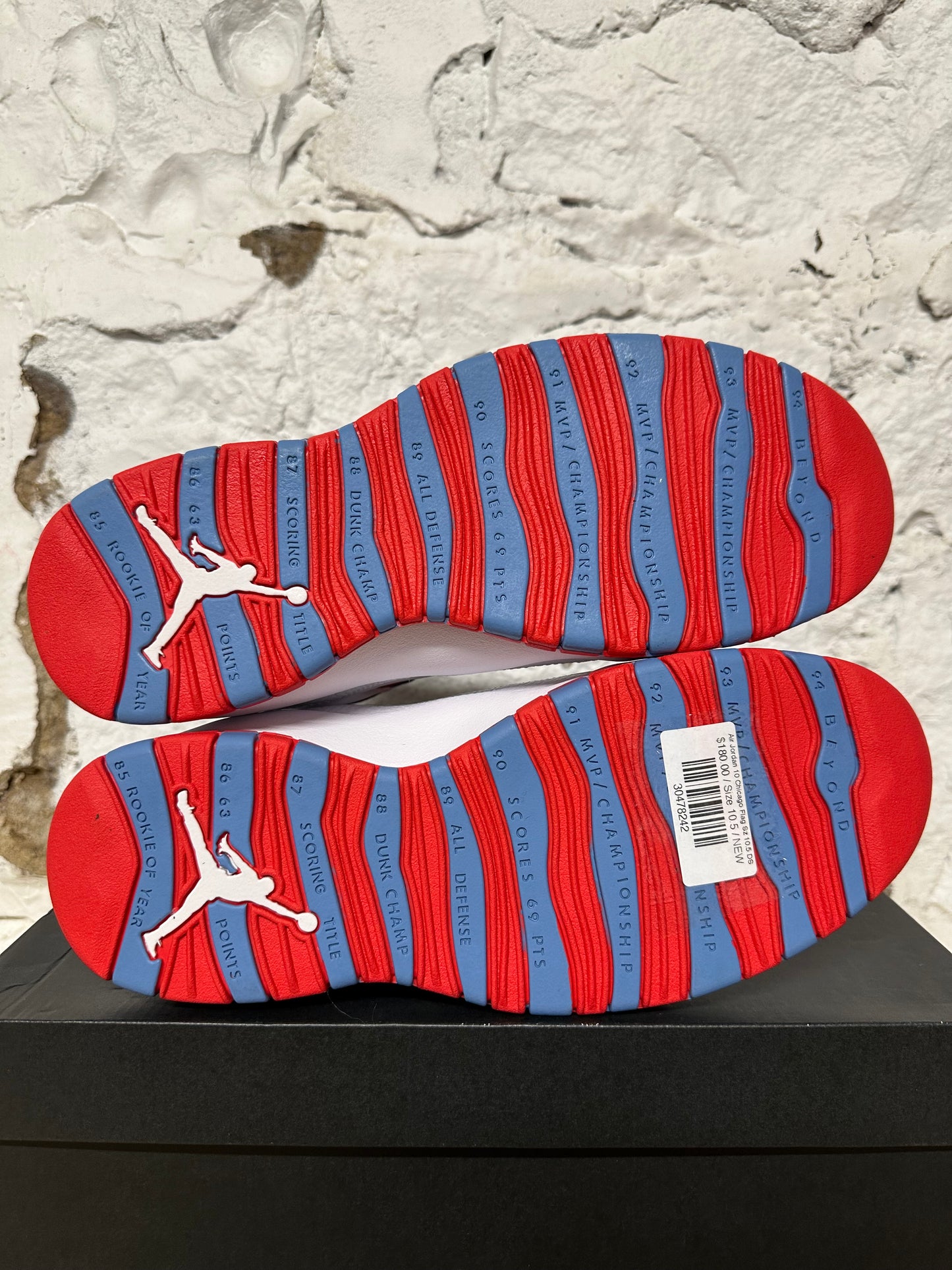 Air Jordan 10 Chicago Flag Sz 10.5 DS