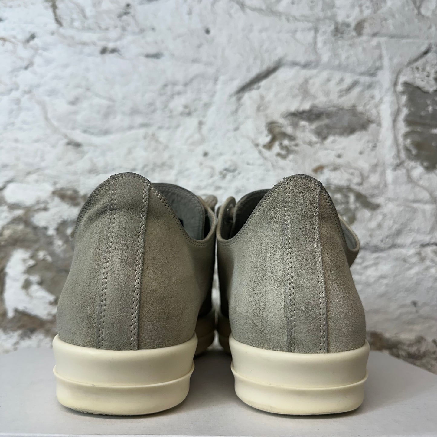 Rick Owens Jumbo Lace Grey Suede Milk Sneaker Sz 9 (42)