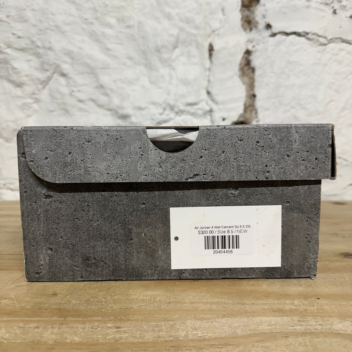 Air Jordan 4 Wet Cement Sz 8.5 DS