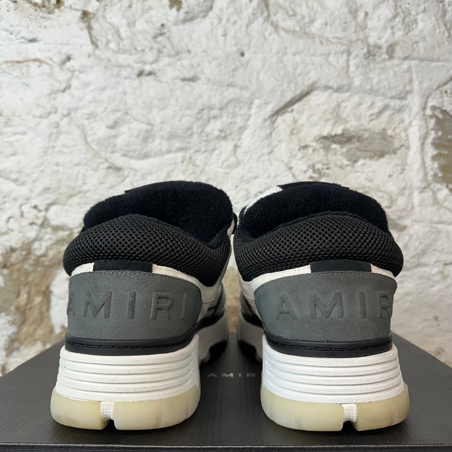 Amiri MA-1 Black Gray White Sneaker Sz 15 (48)