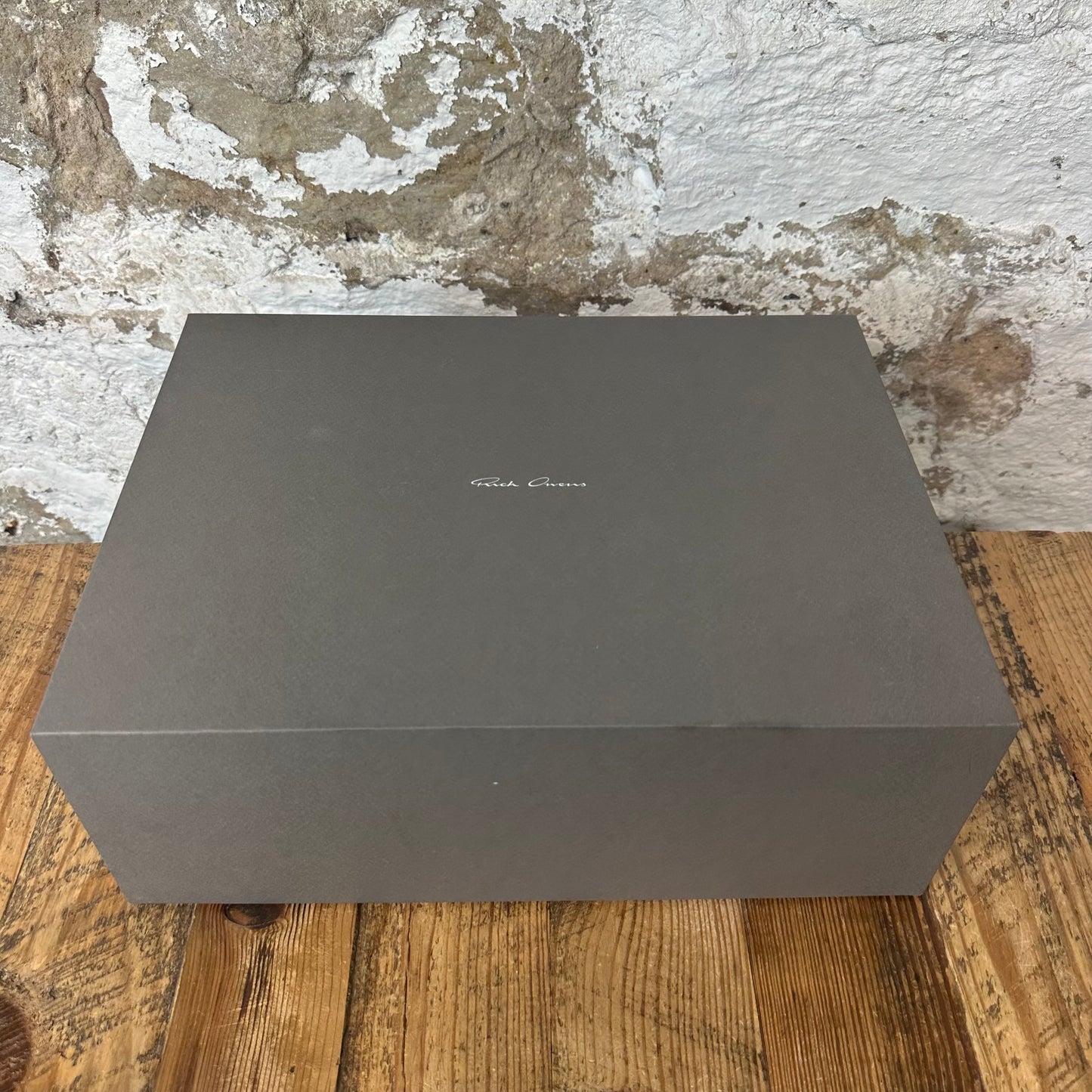 Rick Owens Hollywood Flesh Milk Sneaker Sz 13 (46) DS