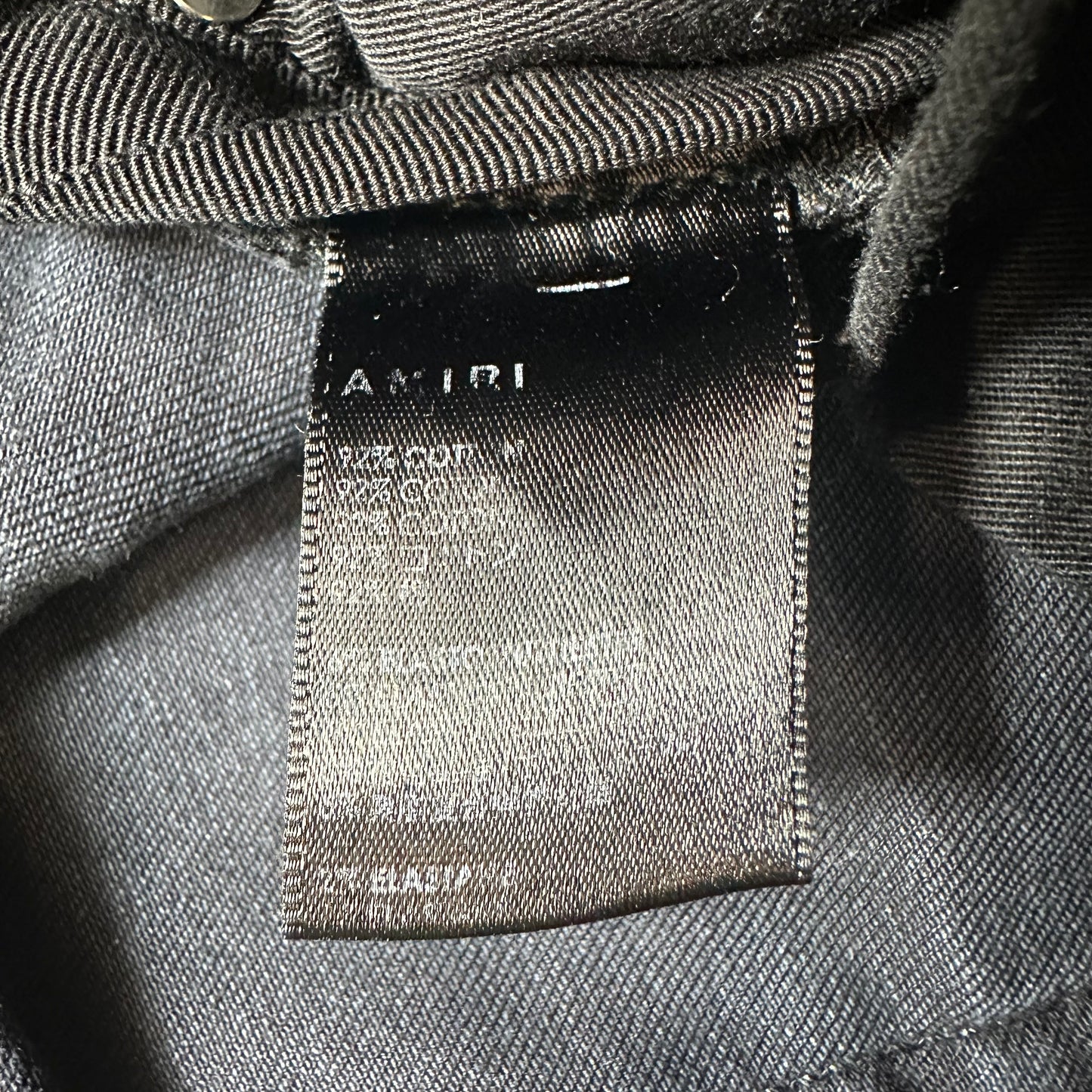 Amiri MX1 Red Tie Dye Black Denim Jeans Sz 29