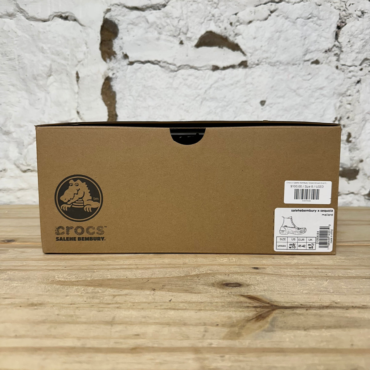 Crocs x Salehe Bembury Green Brown Boot Sz 8