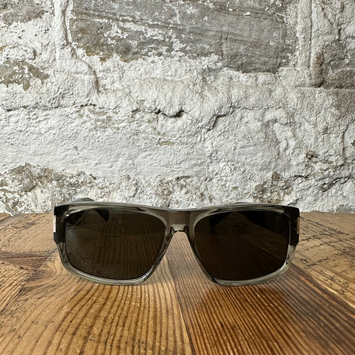 Saint Laurent Acetate Square Sunglasses W/ Case