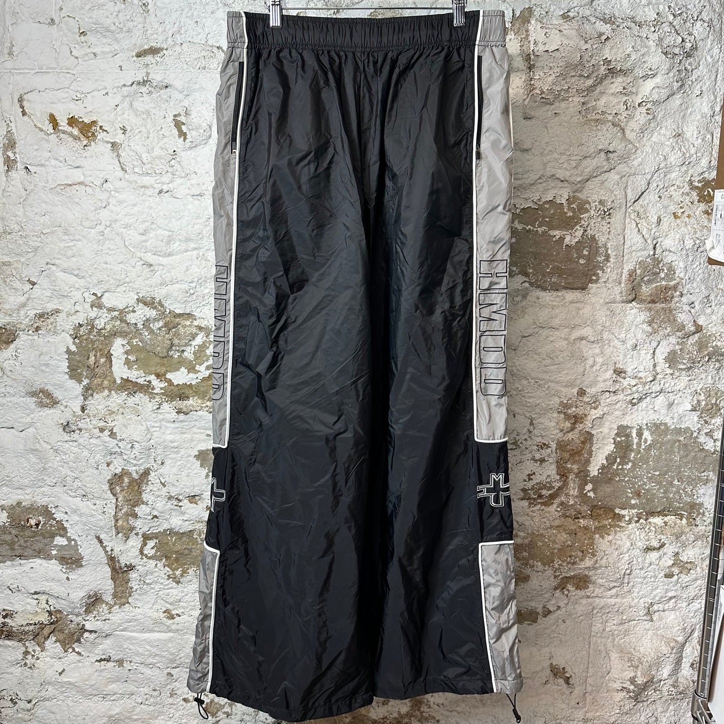 HMDD Black Grey Holy Track Pants Sz L