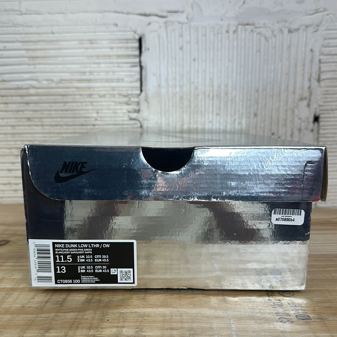 Nike Dunk Low Off-White Pine Green Sz 11.5