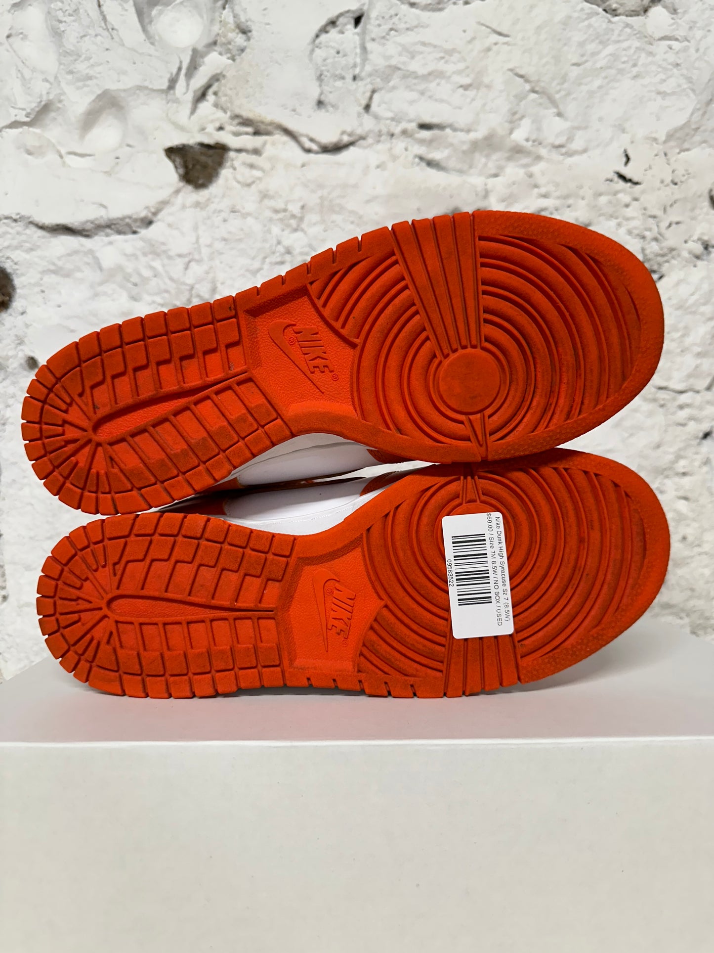 Nike Dunk High Syracuse Sz 7 (8.5W)