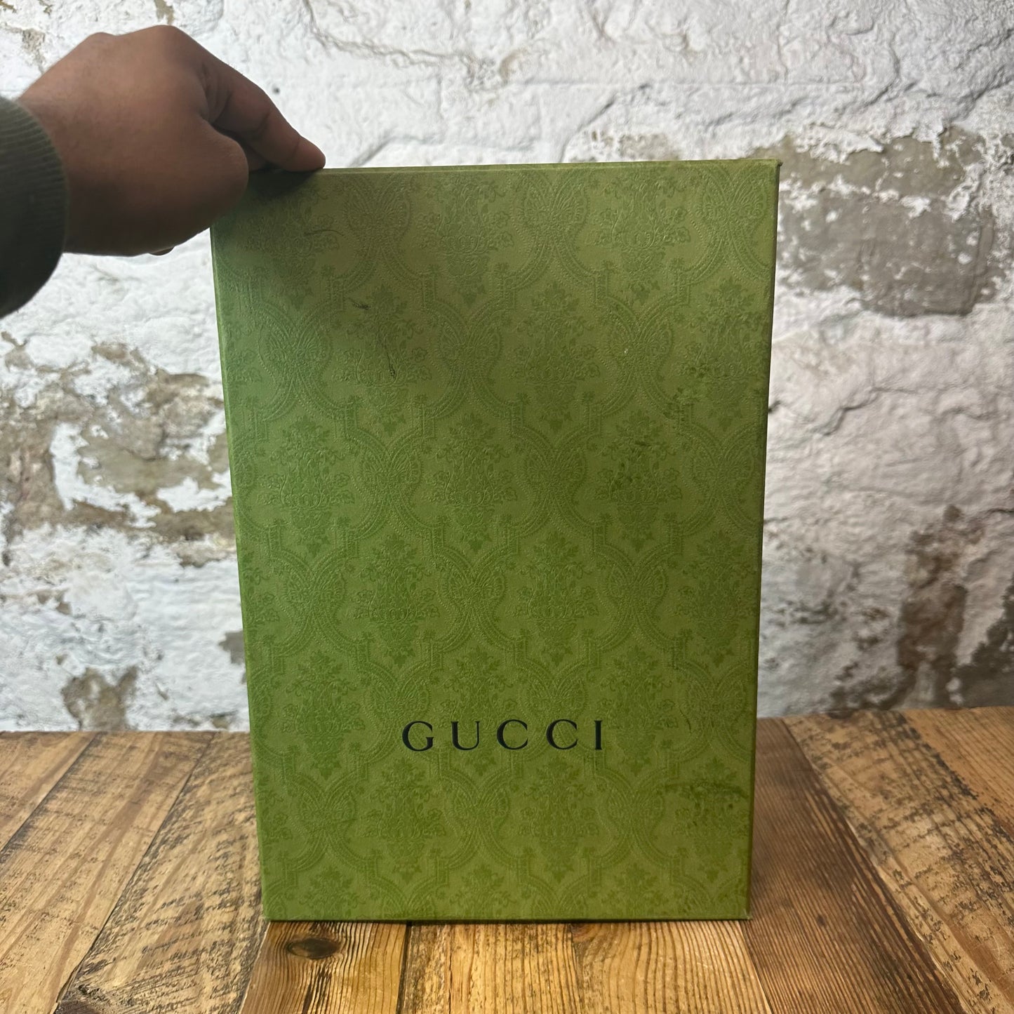 Gucci GG Embossed Chunky Black White Sneaker Sz 11