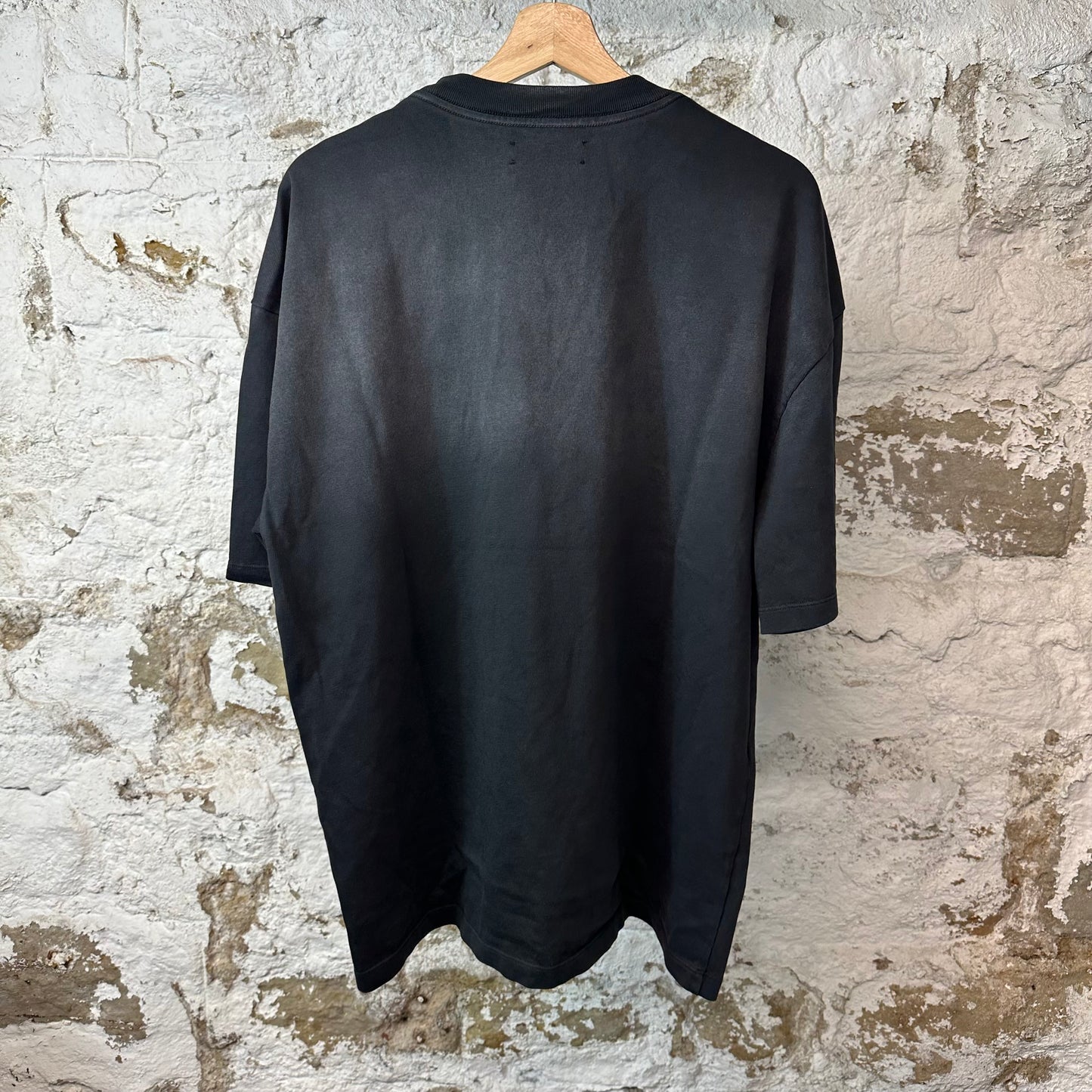 Amiri Stitched Spellout Vintage T-shirt Black Sz M