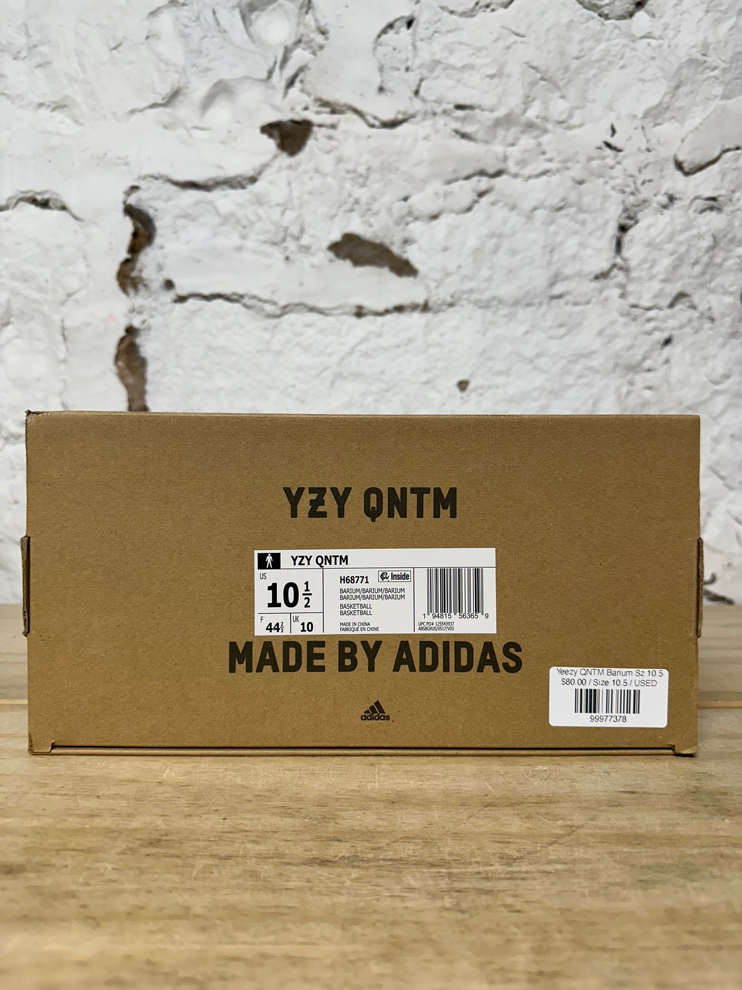 Yeezy QNTM Barium Sz 10.5