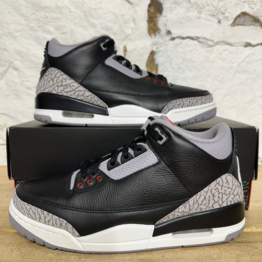 Air Jordan 3 Black Cement (2024) Sz 9