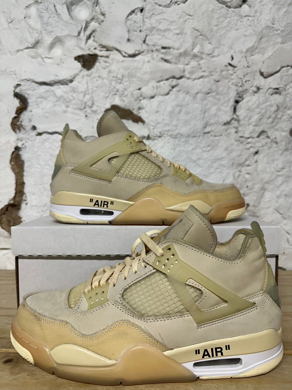 Air Jordan 4 Off-White Sail Sz 9 (10.5W)