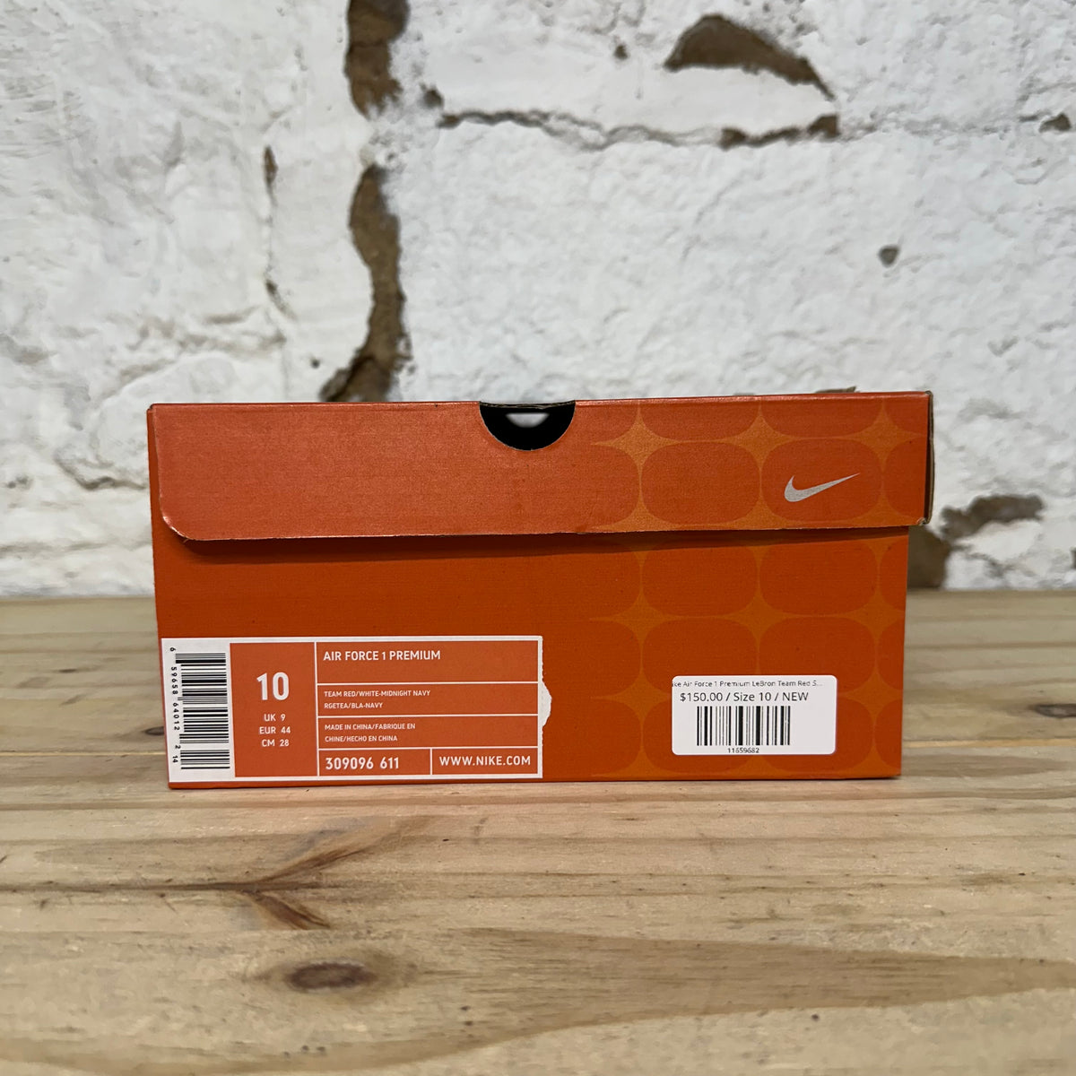 Nike Air Force 1 Premium LeBron Team Red Sz 10 DS