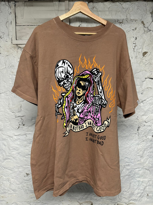 Warren Lotas I Am Not Bad Tan T-Shirt Sz XXL