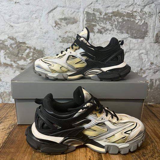 Balenciaga Track 2 Black White Cream Sneaker Sz 9 (42)