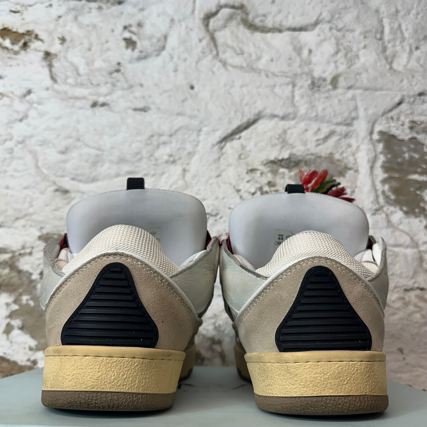 Lanvin Curb Multicolor Lace Grey Sneaker Sz 11 (44)