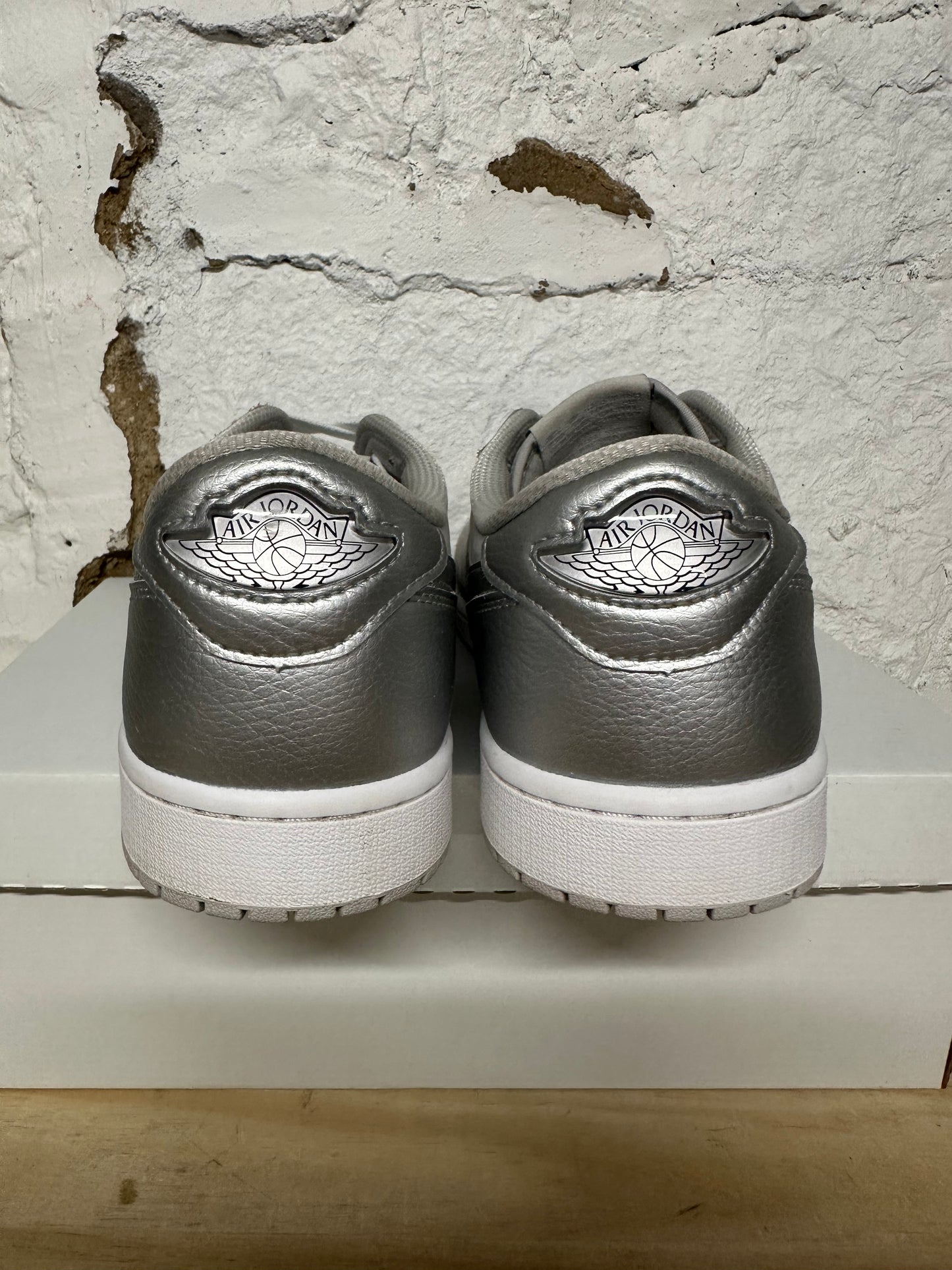 Air Jordan 1 Low Co.JP Metallic Silver Sz 13