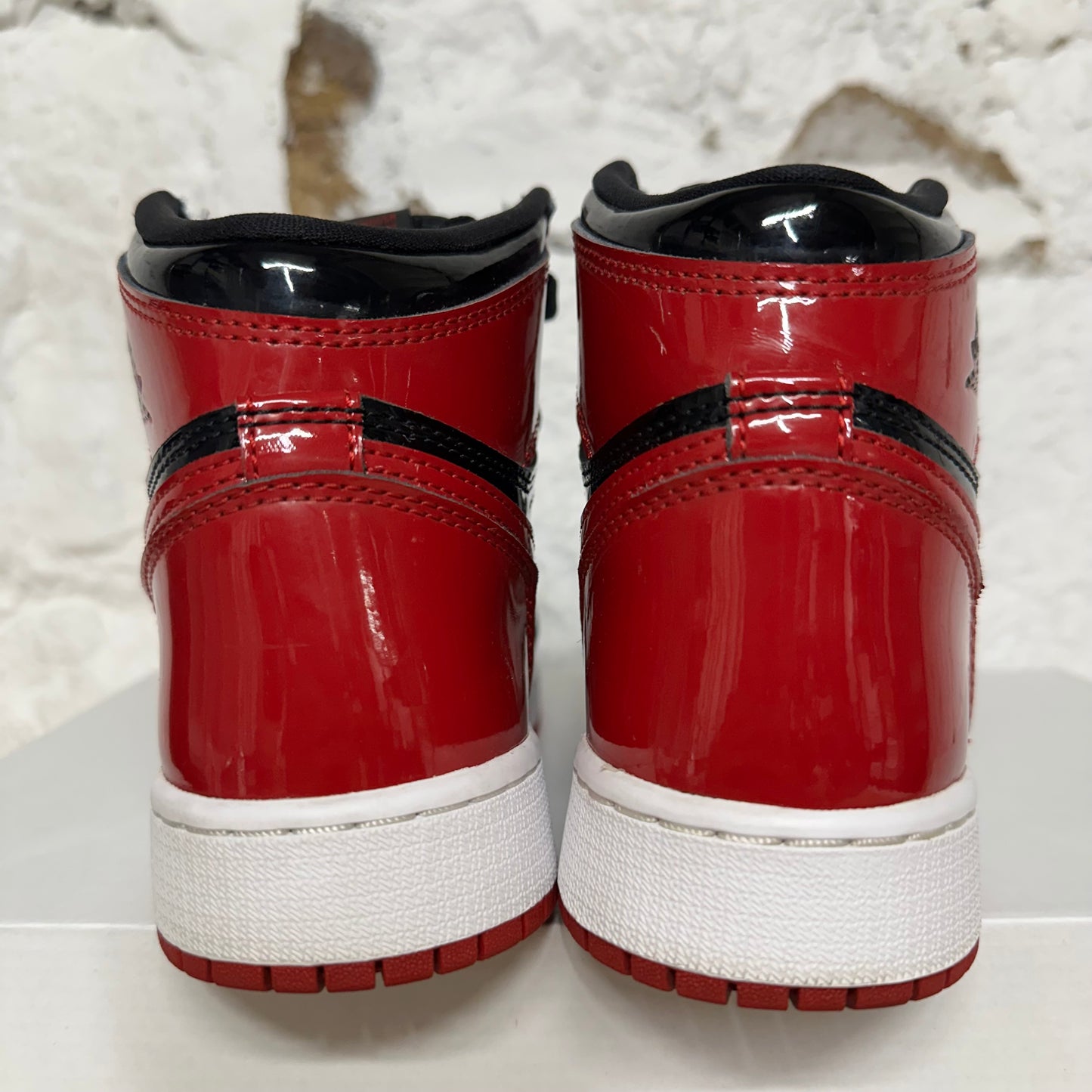 Air Jordan 1 High Patent Bred Sz 5Y