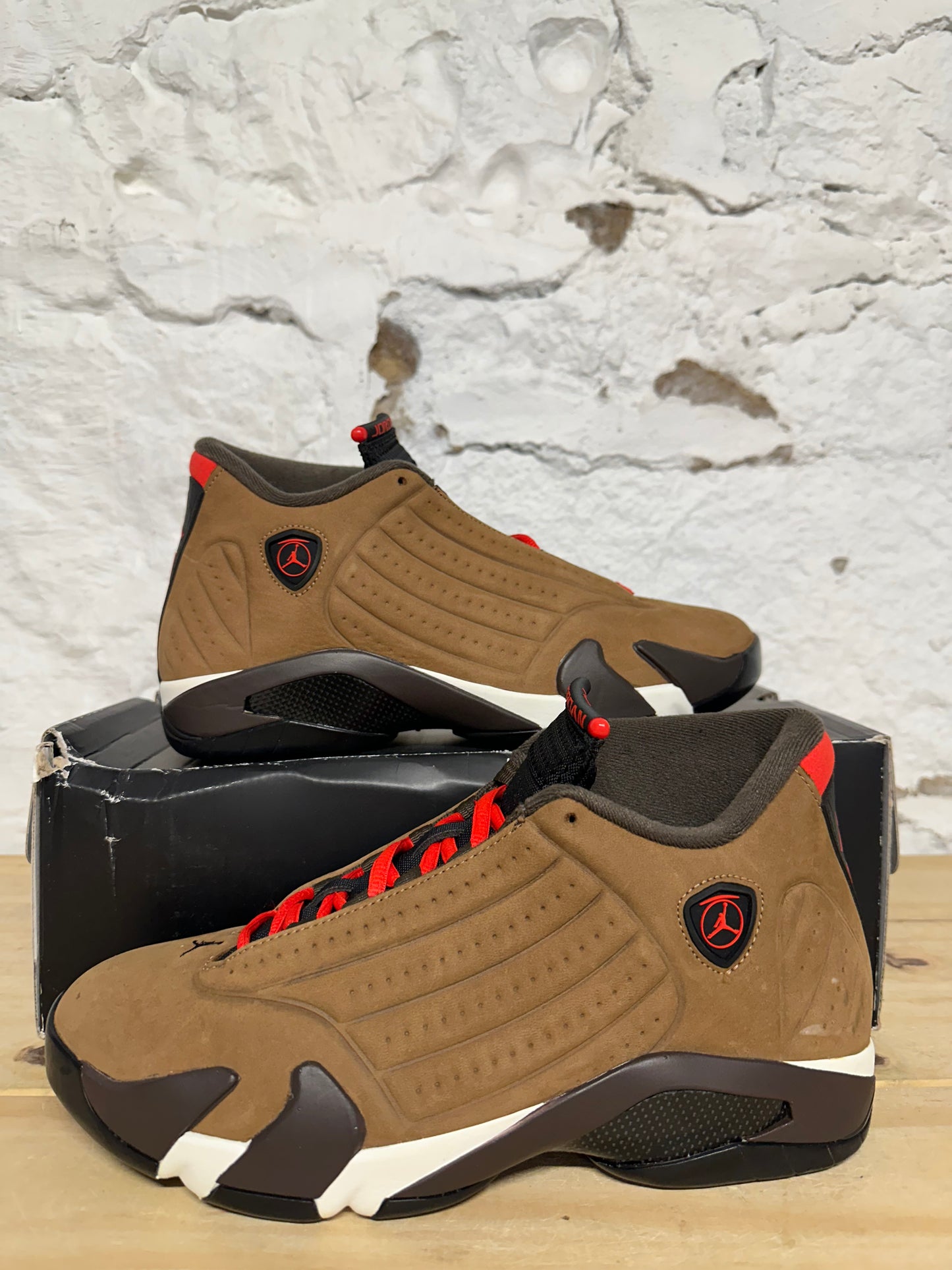Air Jordan 14 Winterized Archaeo Brown Sz 9