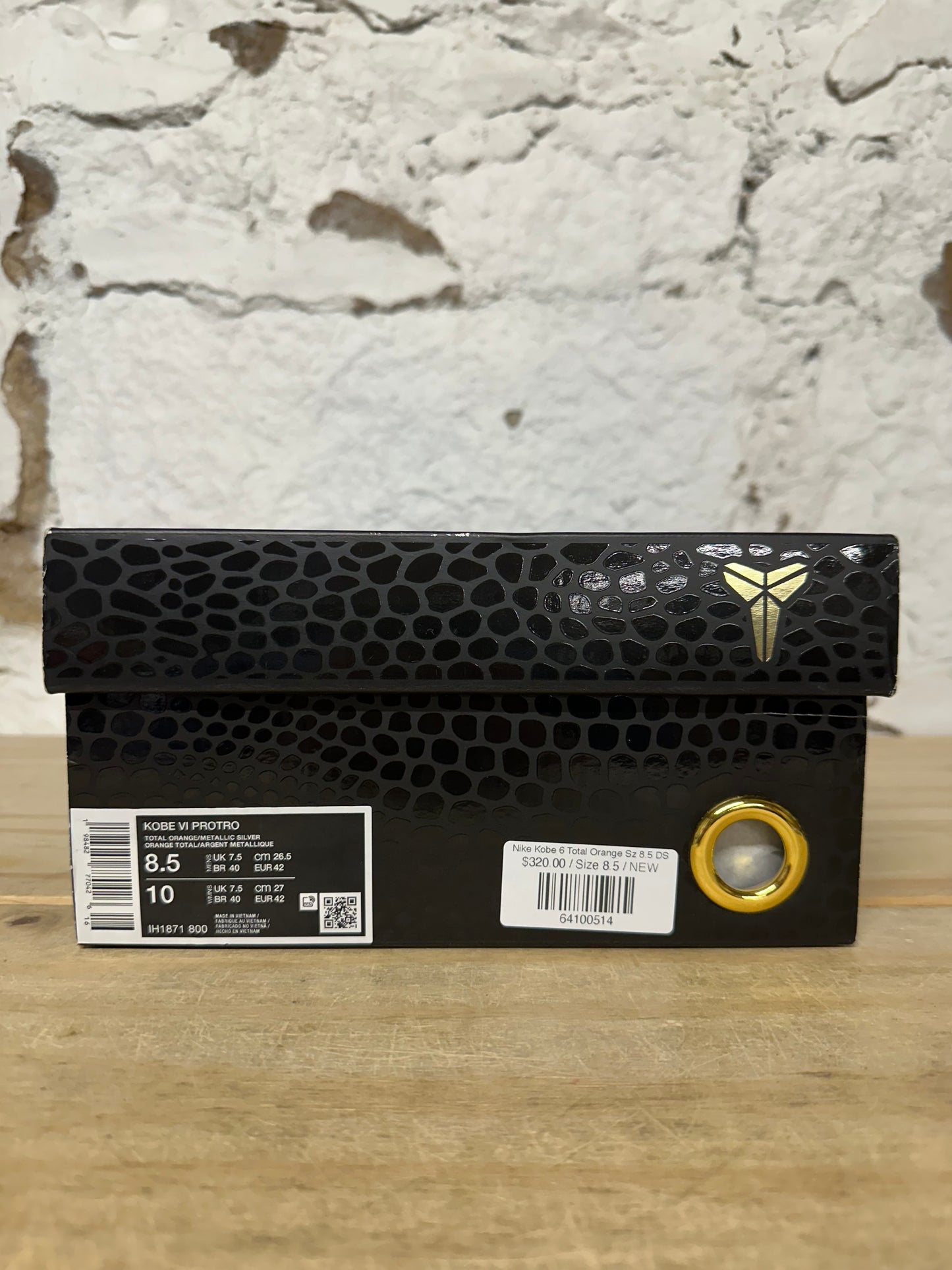 Nike Kobe 6 Protro Total Orange Sz 8.5 DS