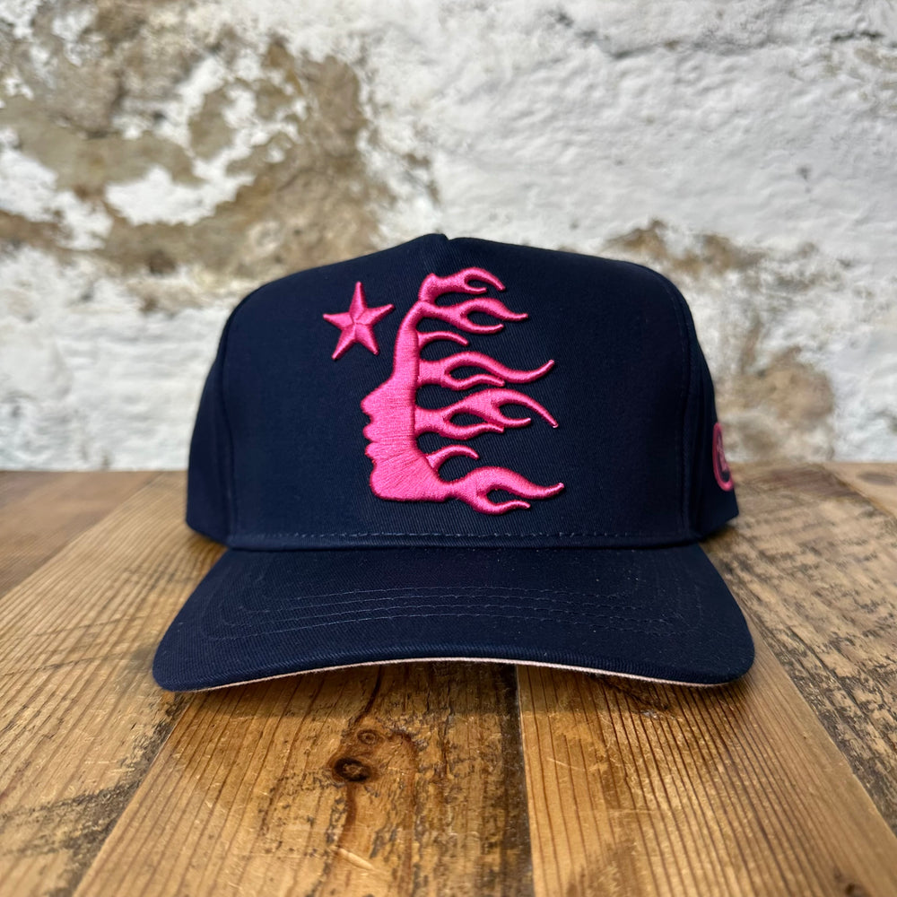 Hellstar OG Logo Navy Snapback Hat