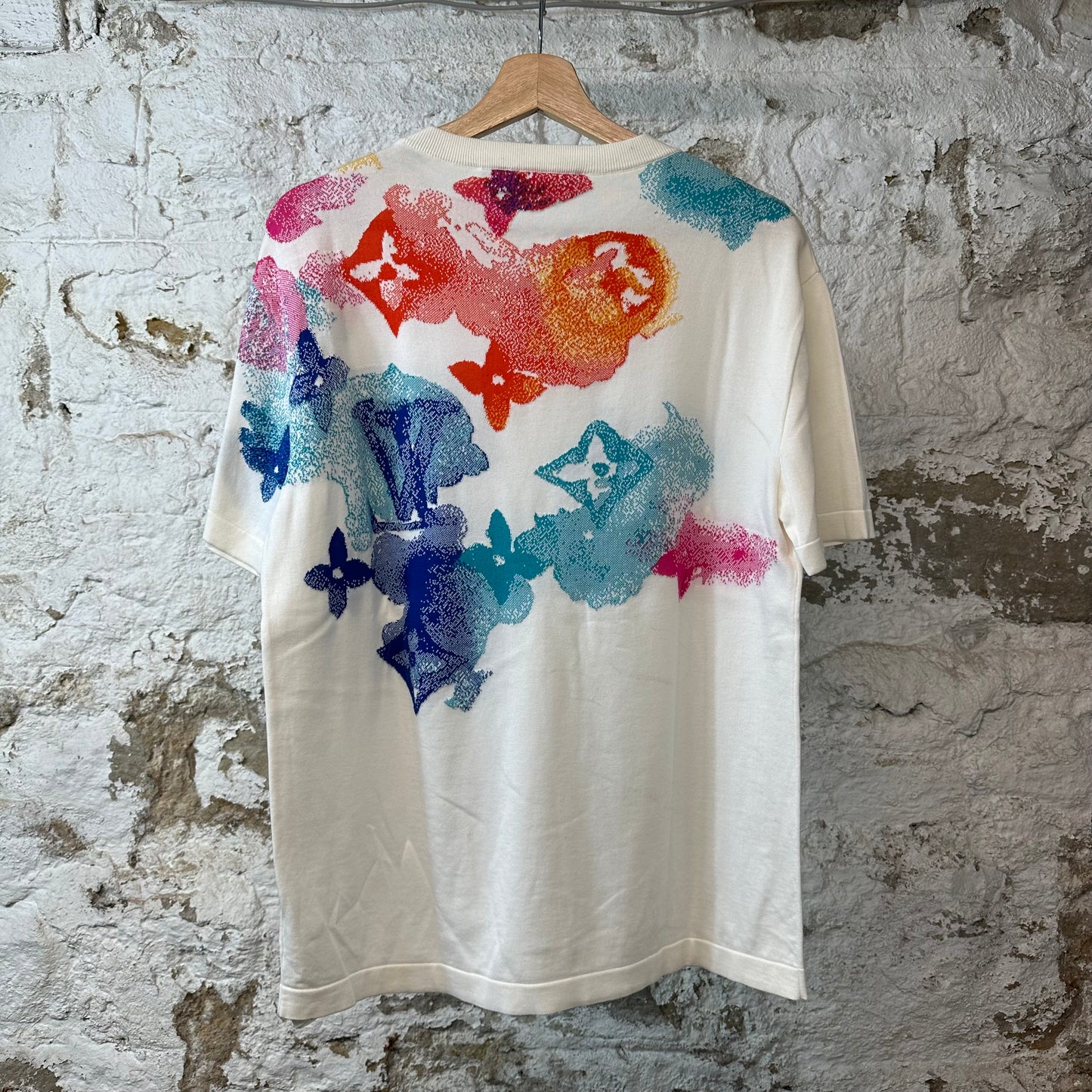 Louis Vuitton Watercolor T-shirt White Sz M