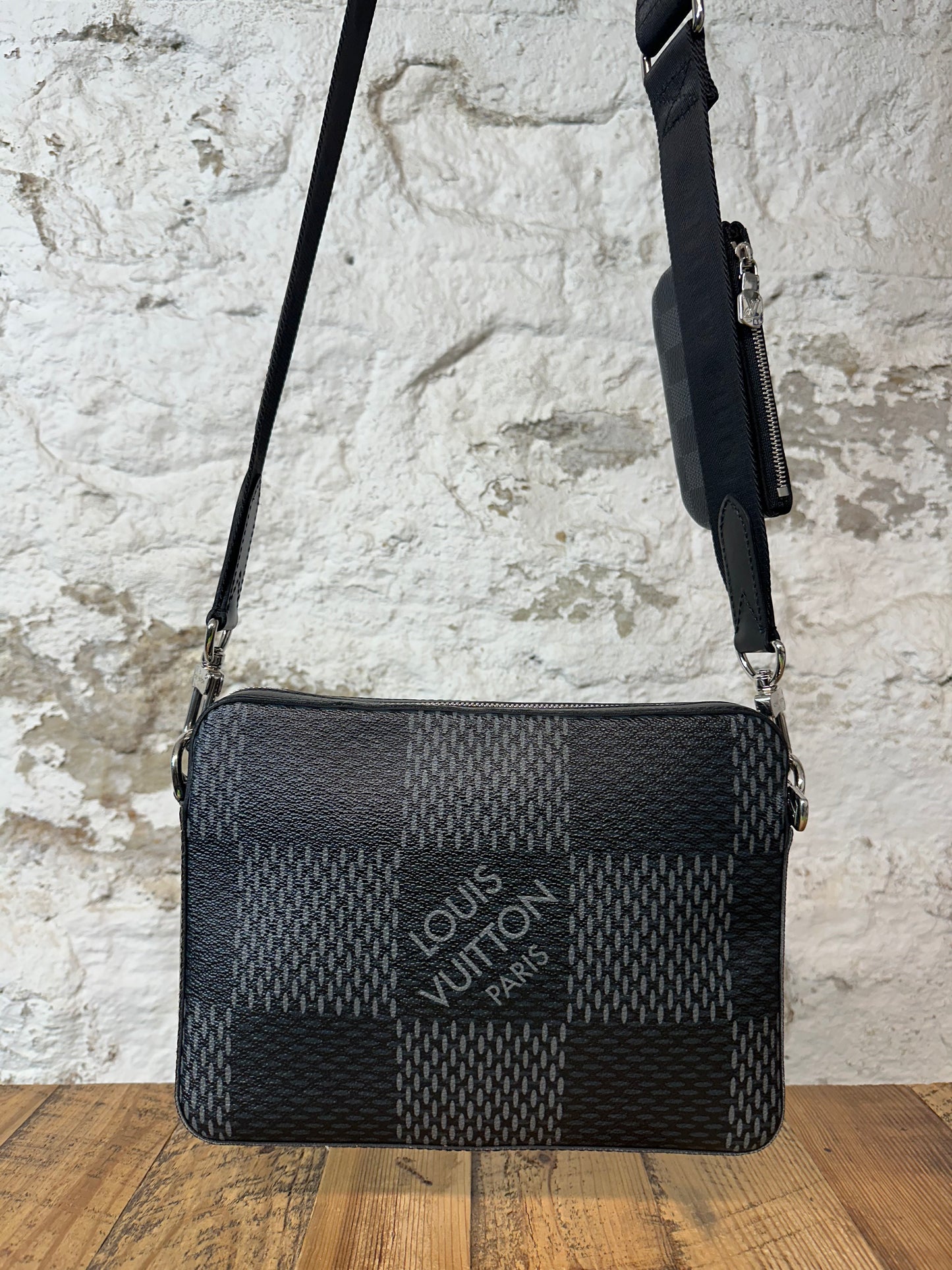 Louis Vuitton Trio Graphite Messenger Bag