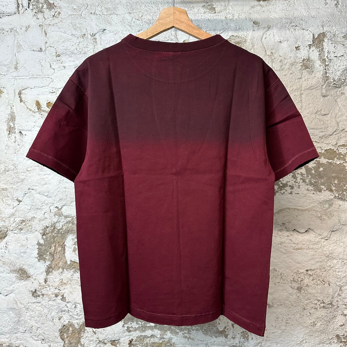 Saint Vanity Dirty Griffin Burgundy T-shirt
