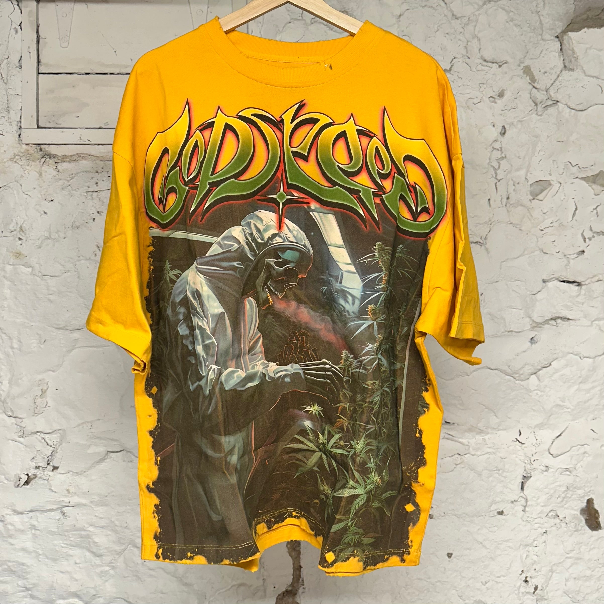 Godspeed 420 T-shirt Yellow Sz XL