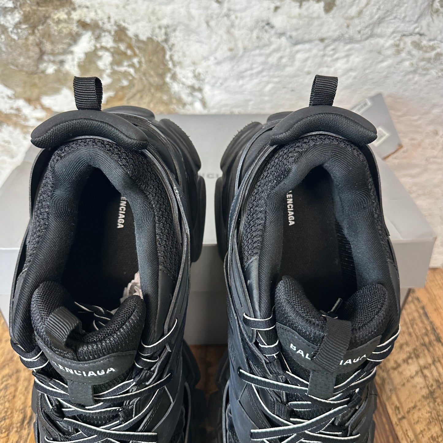 Balenciaga Track Runner Triple Black Sneaker Sz 12 (45)
