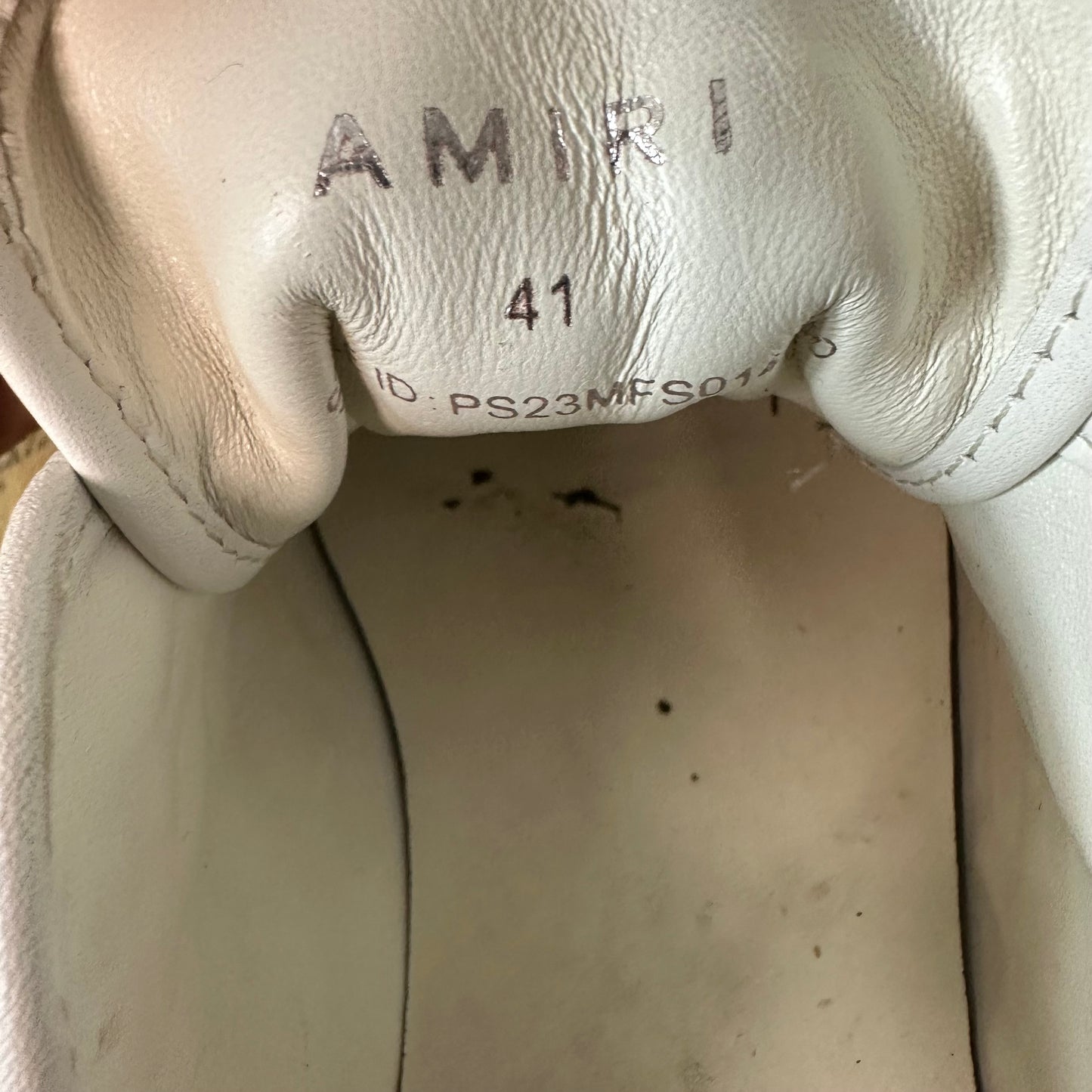 Amiri Brown Beige Star Court Sneaker Sz 8 (41)