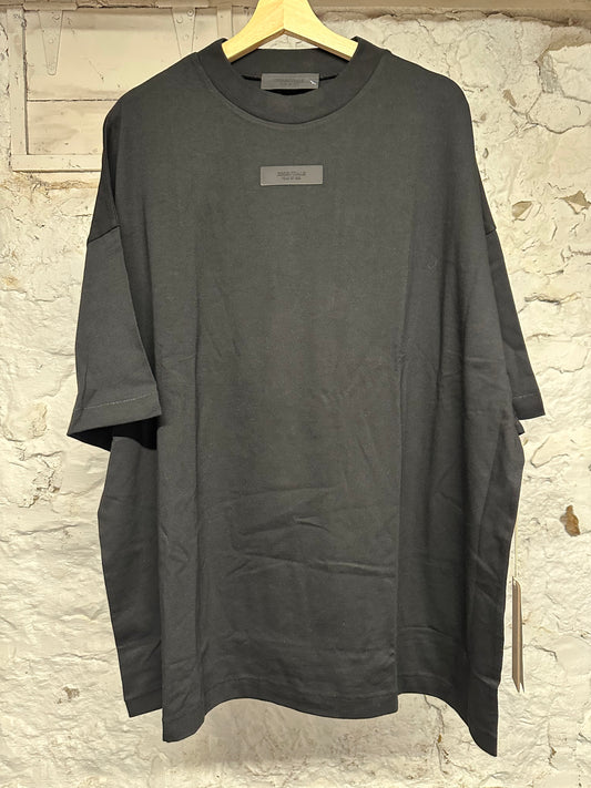 Fear of God Essentials Black T-Shirt Sz L DS