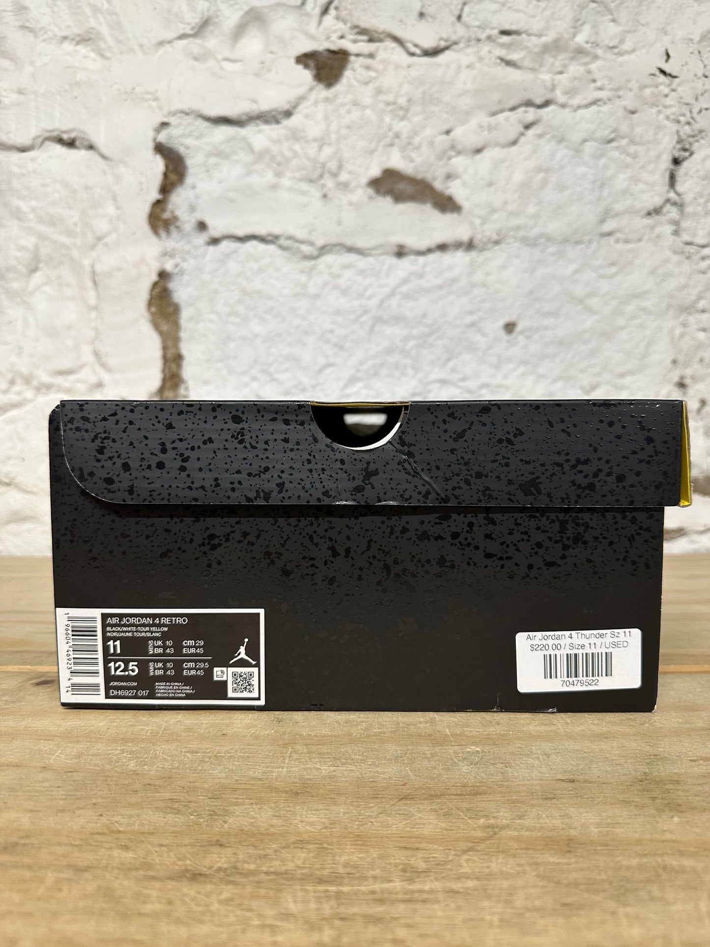 Air Jordan 4 Thunder Sz 11
