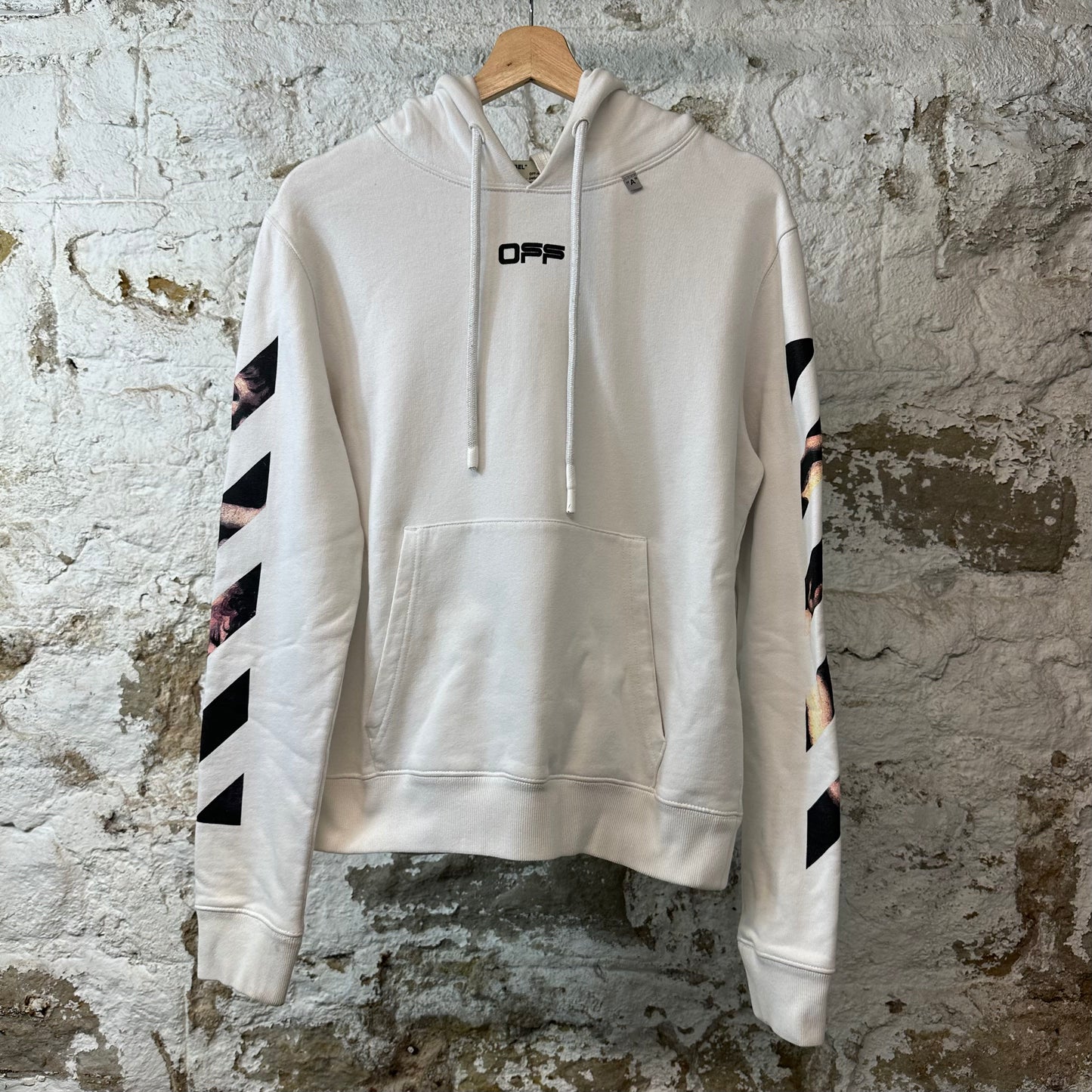 Off-White Carvaggio Arrows Hoodie White Sz XS