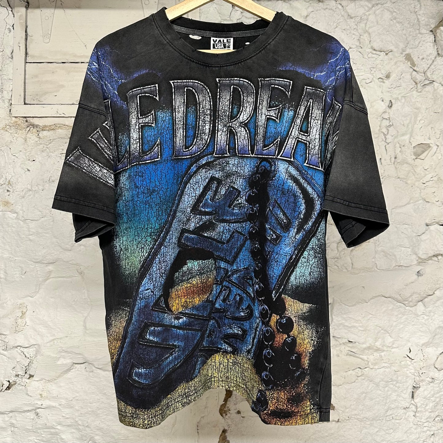 Vale Dog Tag Black T-Shirt Sz M