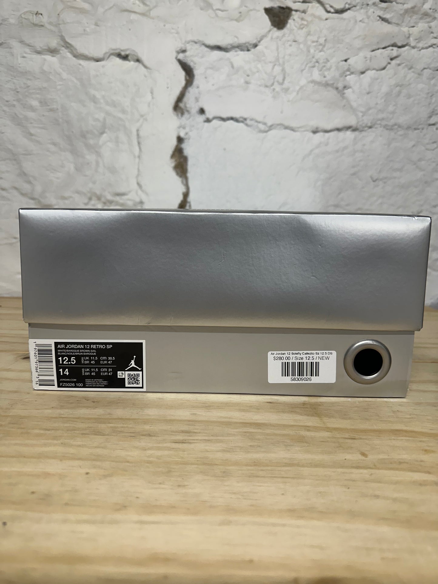 Air Jordan 12 Solefly Cafecito Sz 12.5 DS