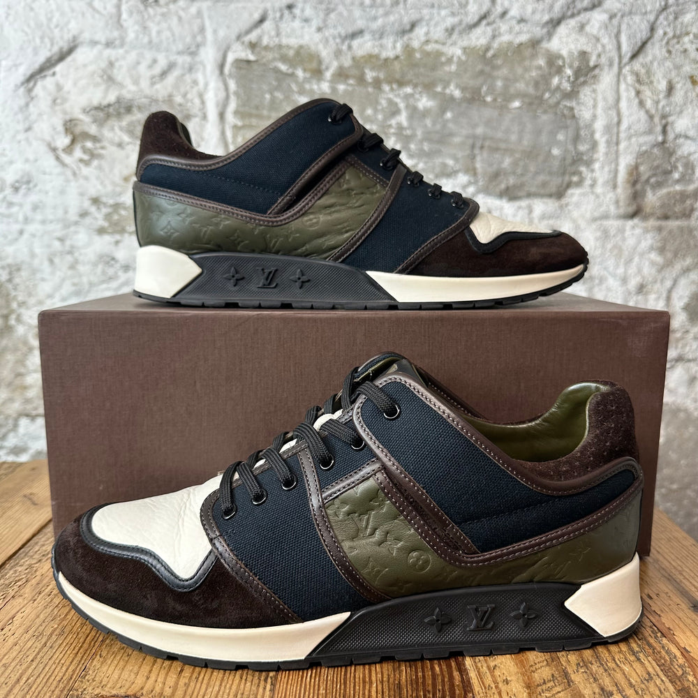 Louis Vuitton Upside Down Patchwork Monogram Sneaker Sz 10.5 (9LV)
