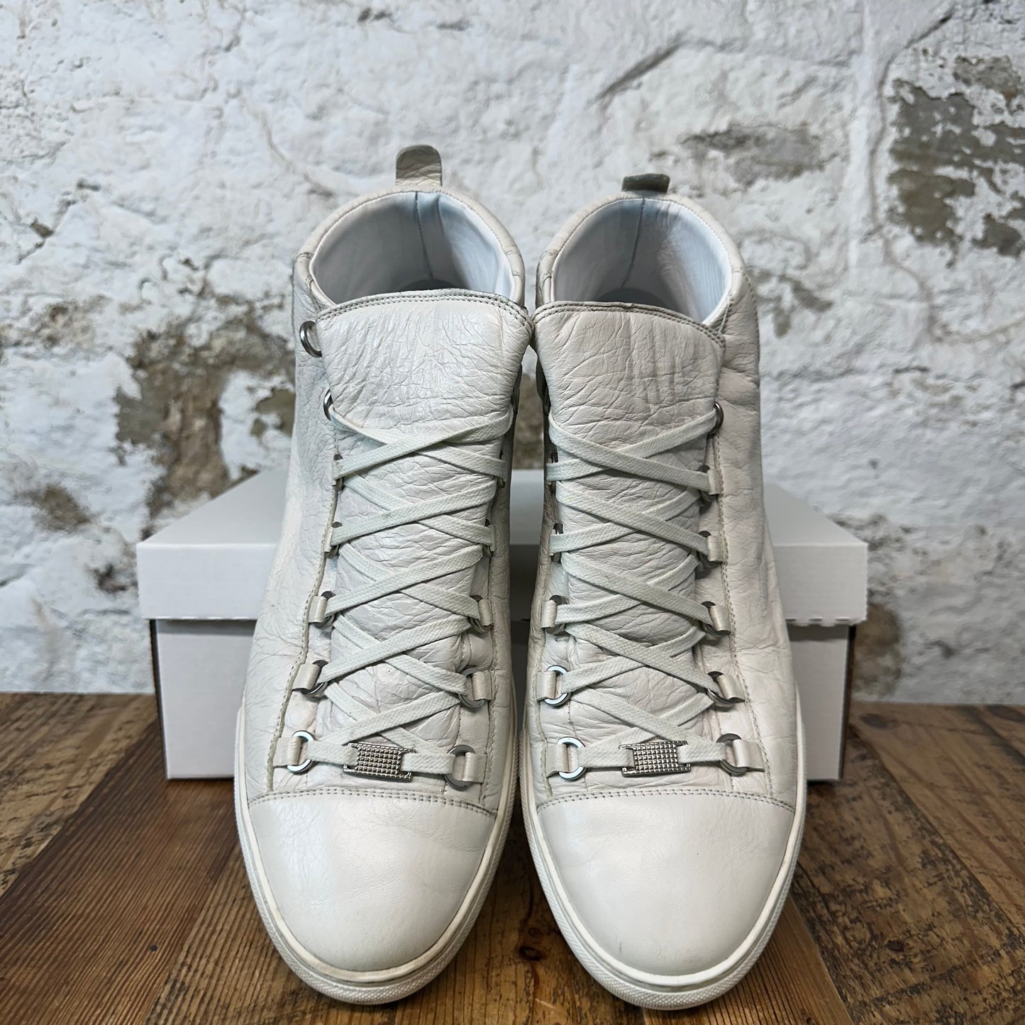 Balenciaga Arena White Sneaker Sz 13 (46) No Box