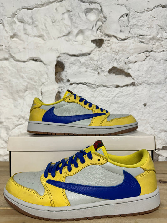 Air Jordan 1 Low Travis Scott Canary Sz 9 (10.5W)