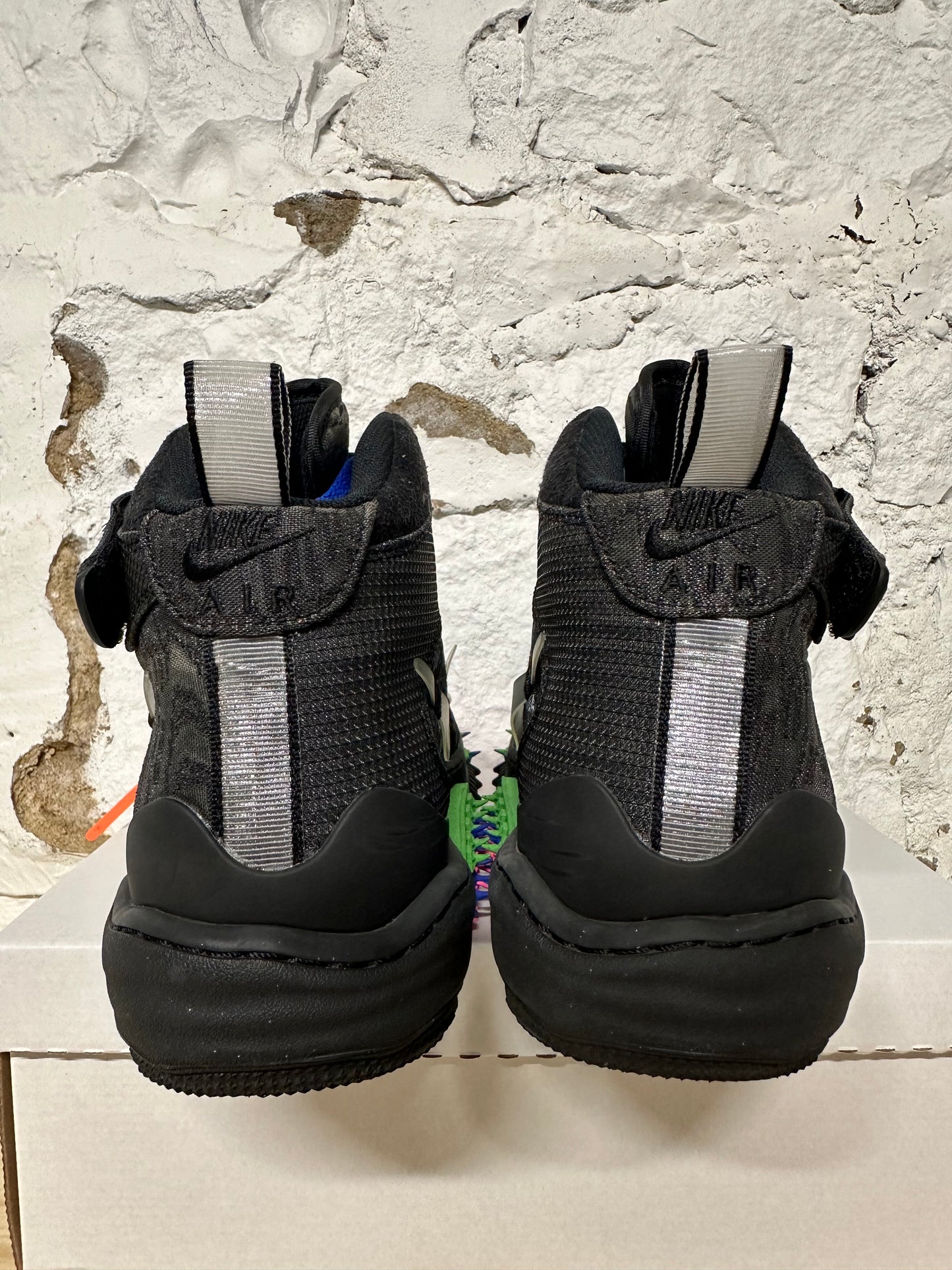 Nike Air Force 1 Mid Off-White Black Sz 13