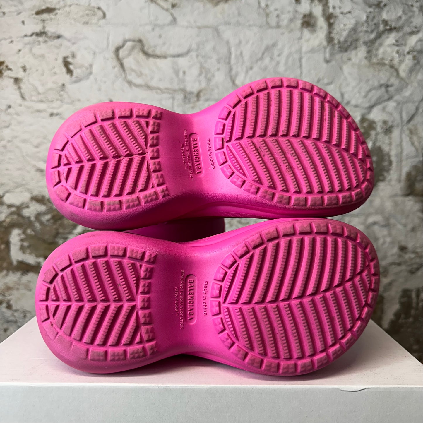 Balenciaga Pink Croc Boot Sz 4.5 (36)