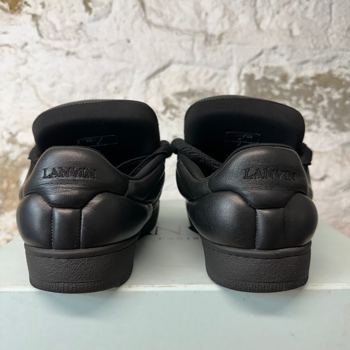 Lanvin Curb XL Triple Black Sneaker Sz 8 (41)