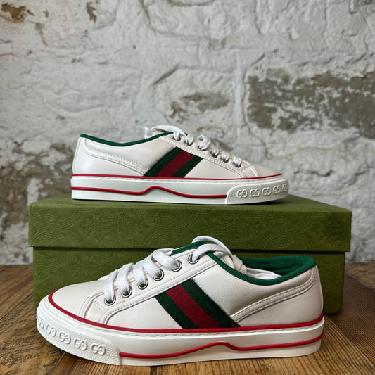 Gucci Tennis 1977 White Leather Sneaker Sz 4.5 (35.5)