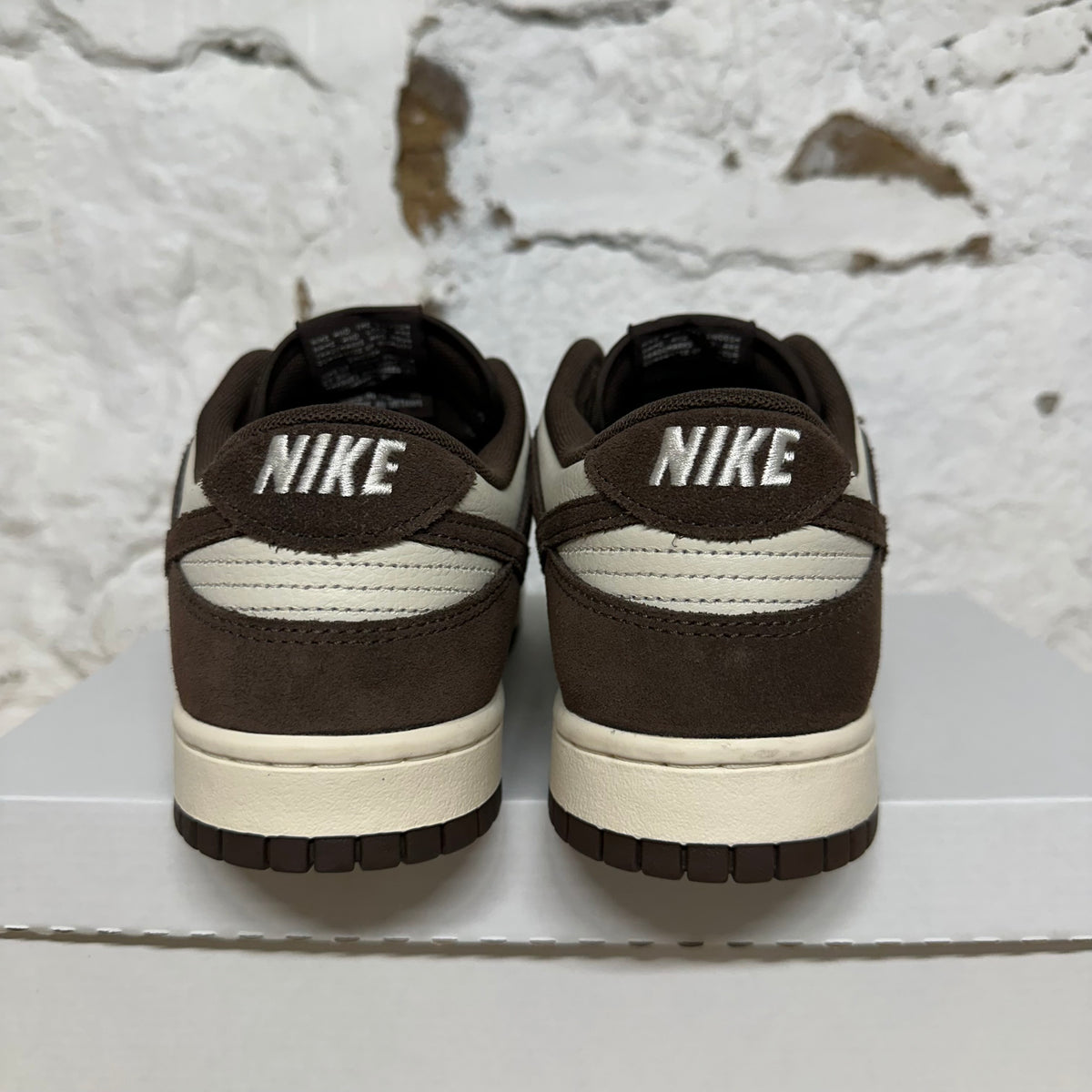 Nike Dunk Low Pale Ivory Baroque Brown Sz 10